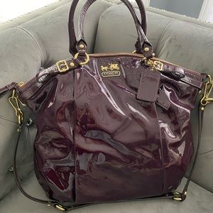 Beautiful Authentic patent leather Coach bag